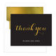 Thank You Foil Stamped Folded Note Cards with Lined Envelopes Image 4 of 8